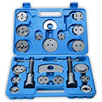 TRESKO® Reposicionador de pistones de freno 22 piezas para reposicionar el pistón de freno al cambiar los discos- las…